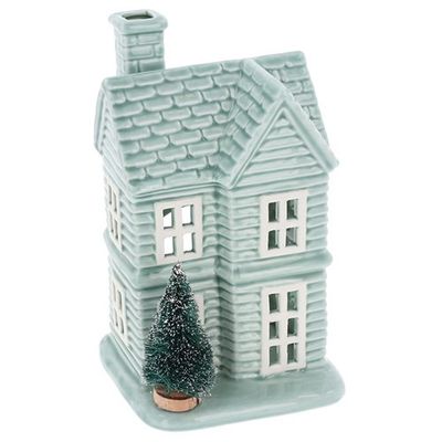 Festive Sage House Tealight Large
