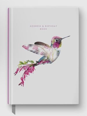 Hummingbird Address and Birthday Book