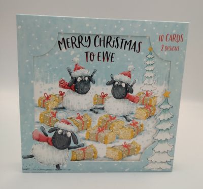 Merry Christmas to Ewe, Box of 10 cards