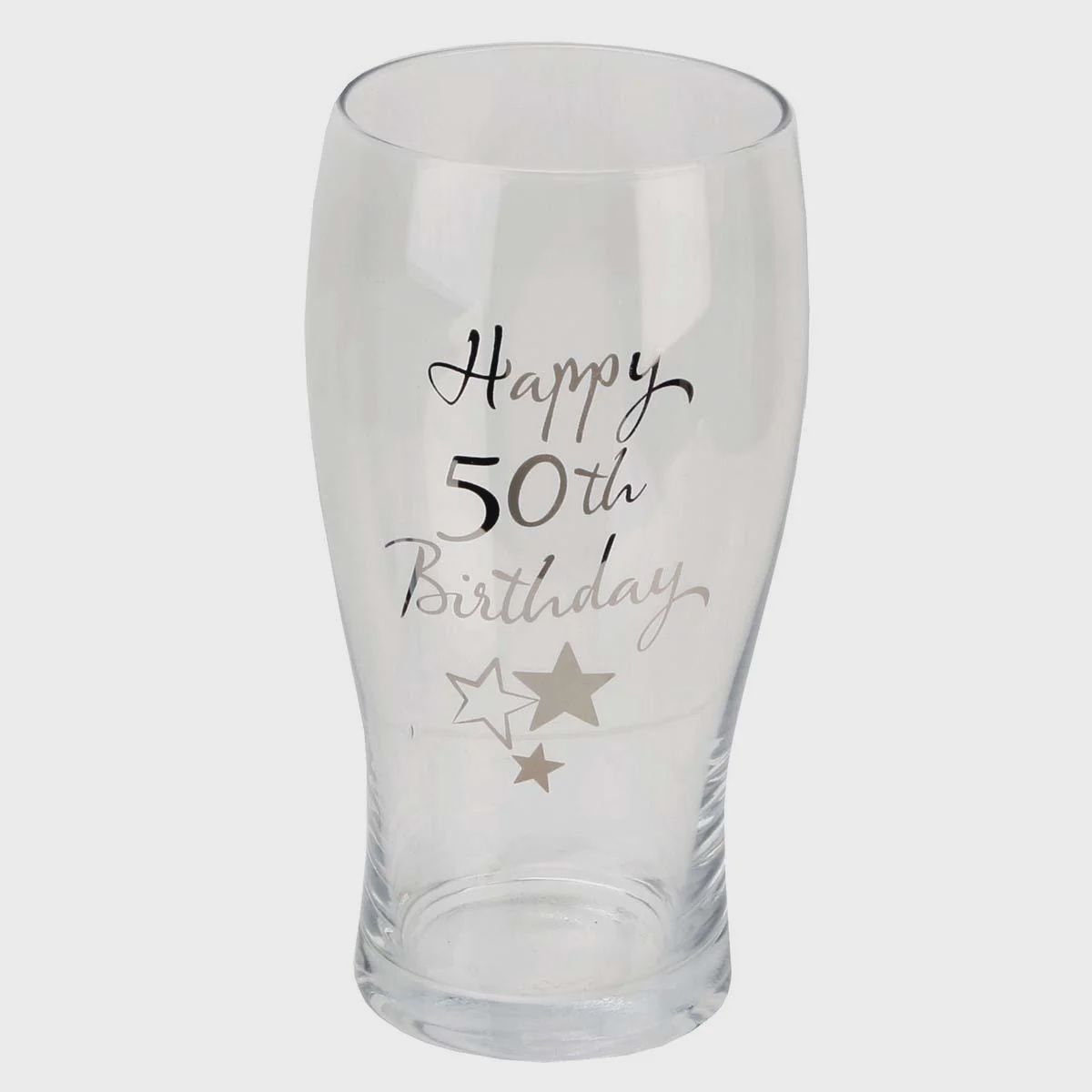 Happy 50th Birthday Pint Glass