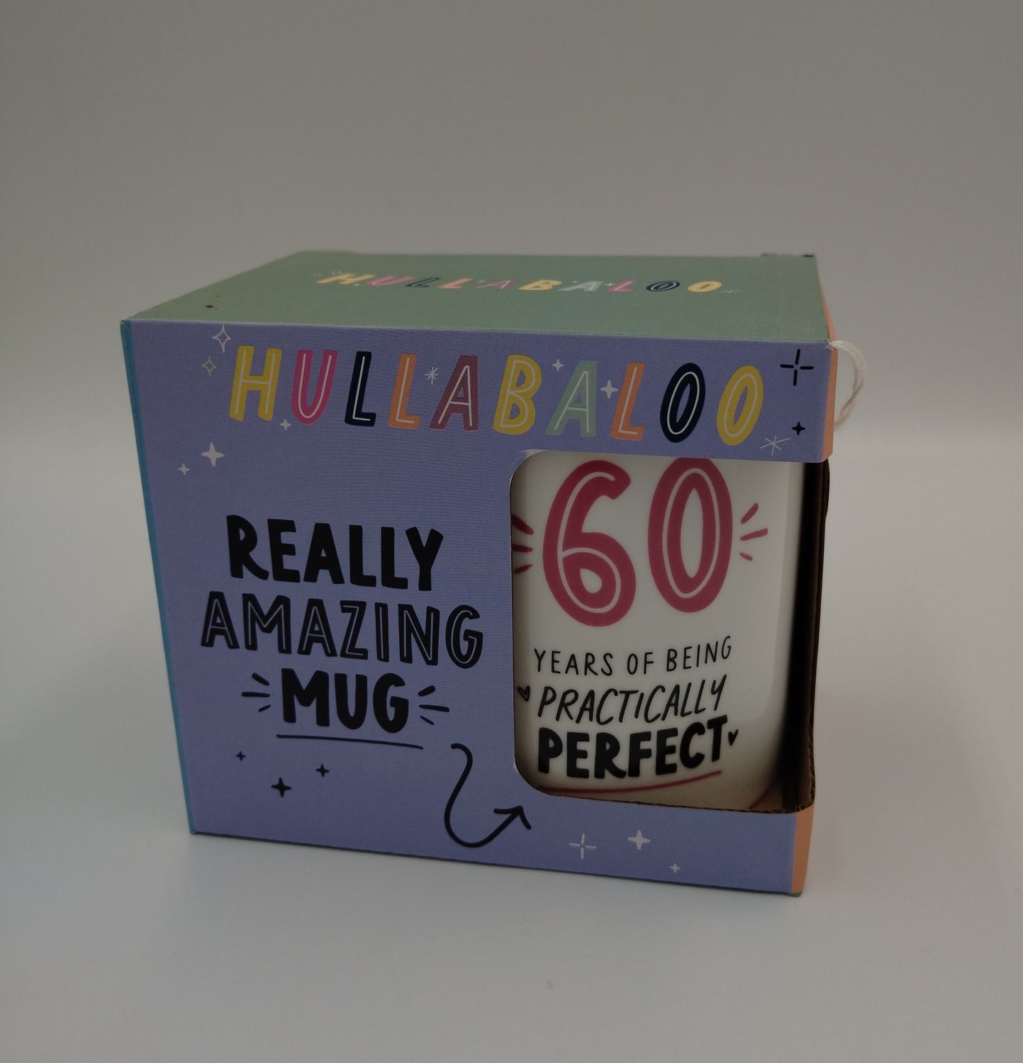 Hullabaloo 60th Birthday Mug (Pink)