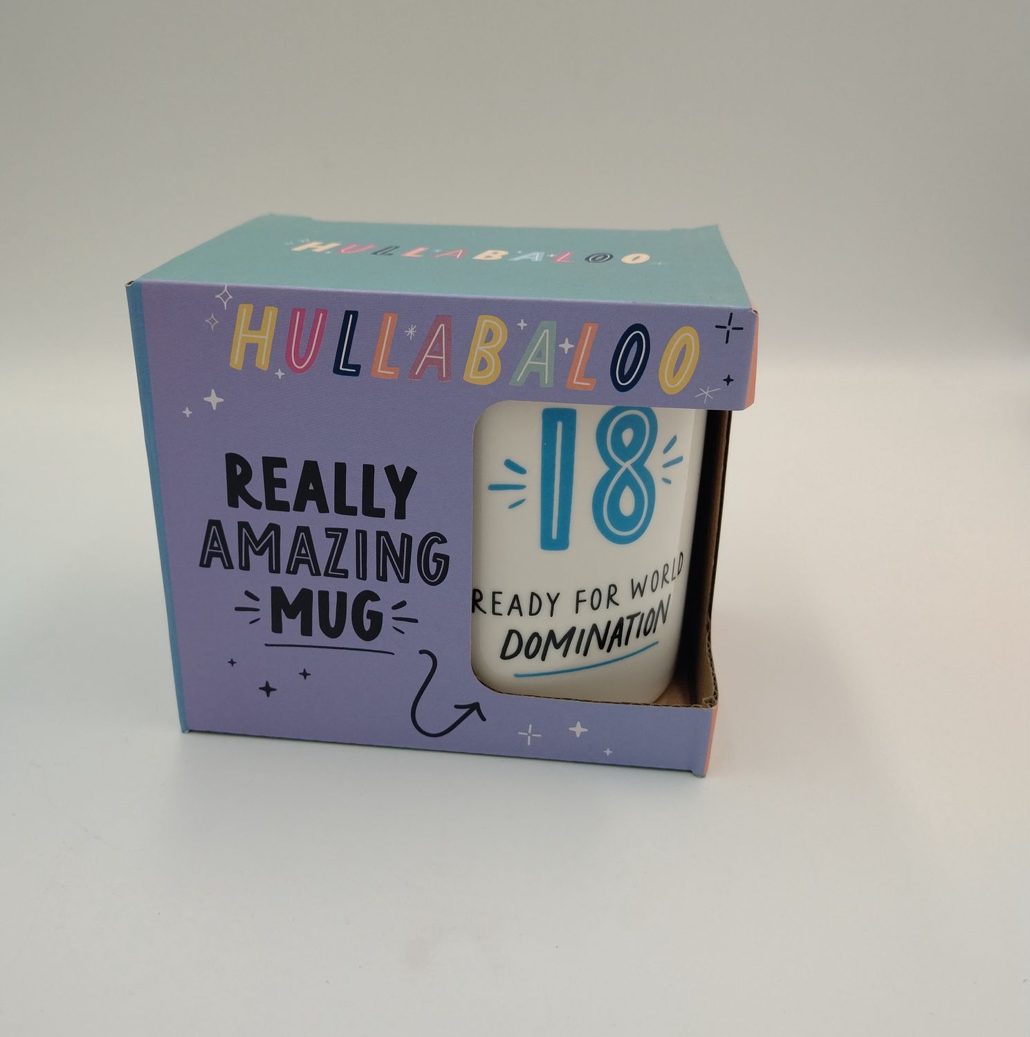 Hullabaloo 18th Birthday Mug (Blue)
