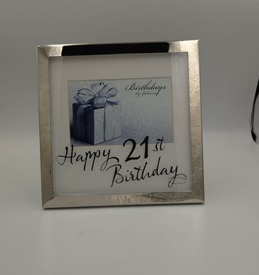21st Birthday Photo Frame