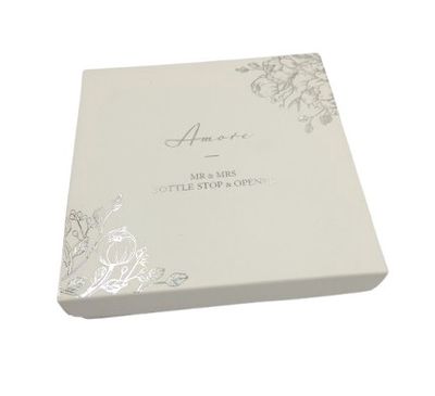 Mr and Mrs - Bottle Stop and Opener