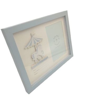 Hello Baby Blue Photo Frame
