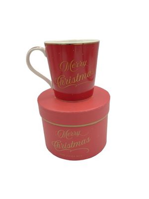 Hearts & Design Merry Christmas Mug