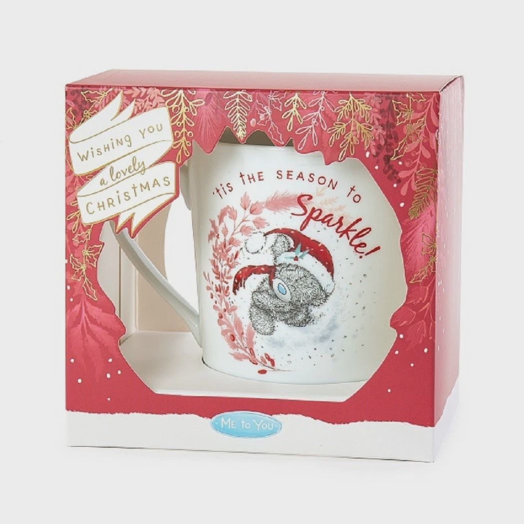 Tatty Ted Christmas Mug - Tis the Season to Sparkle