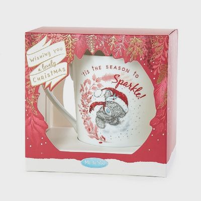 Tatty Ted Christmas Mug - Tis the Season to Sparkle