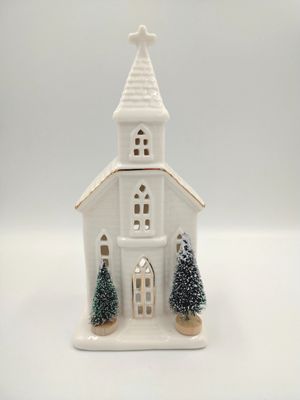White Cosy Lane Church Tealight Large