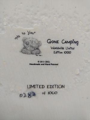 Me to You Limited Edition Gone Camping