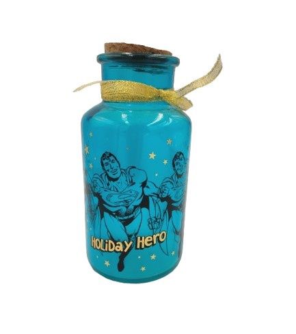 DC Superman Holiday Hero Light up Jar