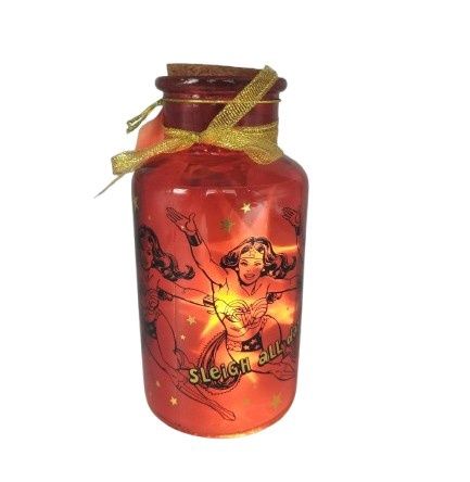 DC Wonder Woman Light up Jar... Sleigh All Day