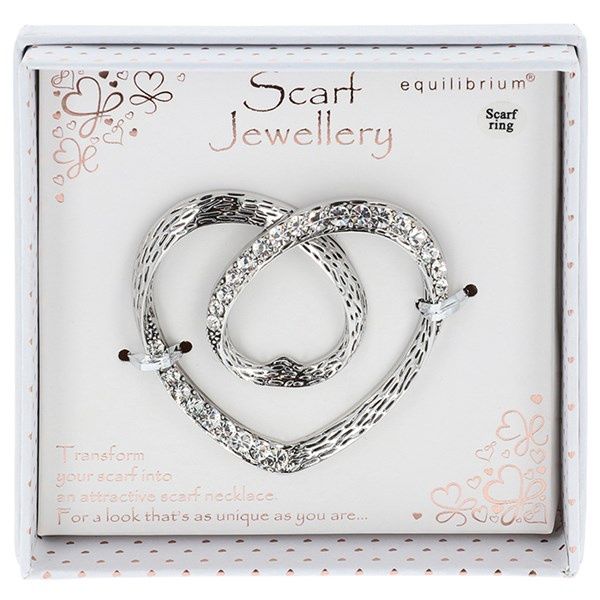 Scarf Ring Sparkle Heart