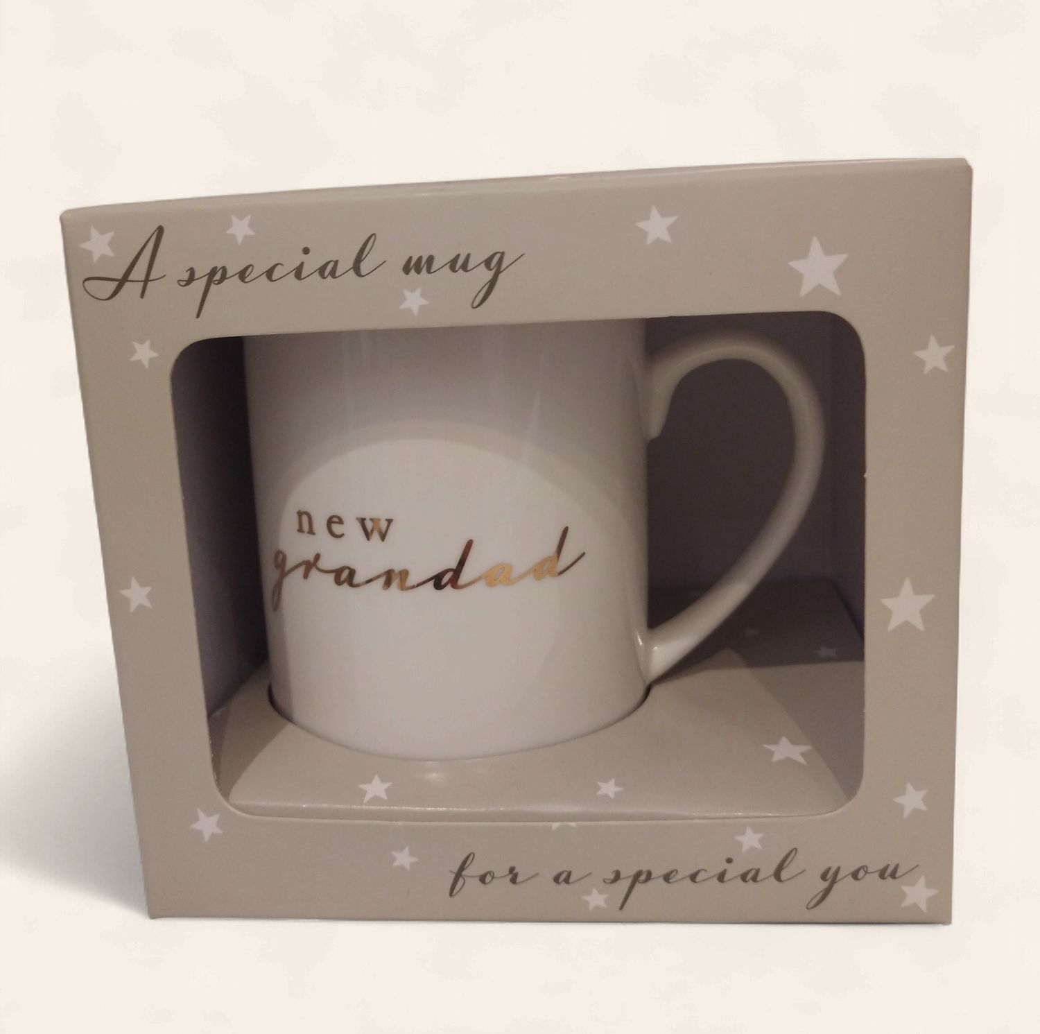 'New grandad' gift mug