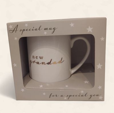 'New grandad' gift mug