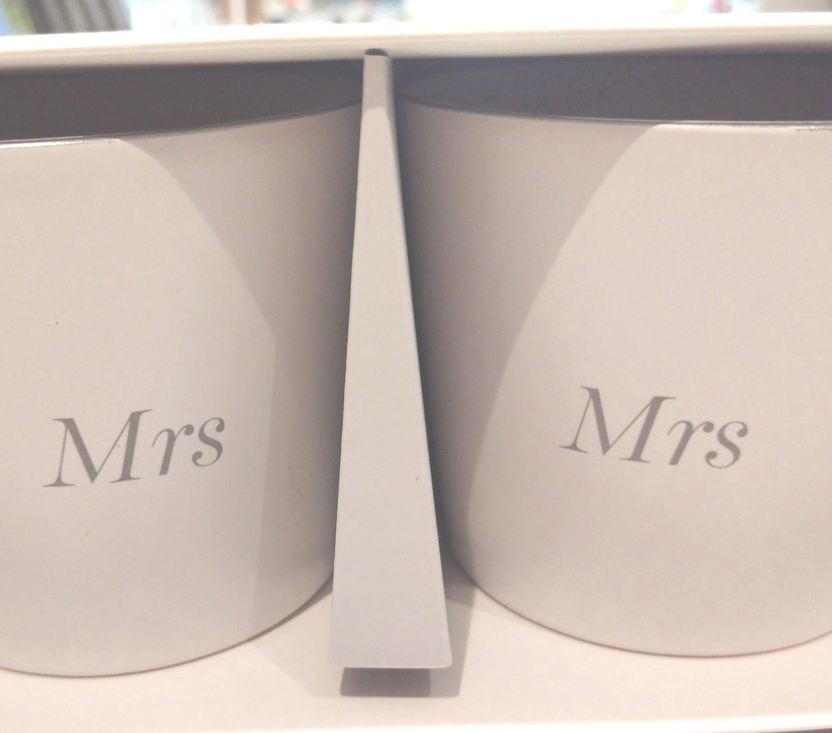 Mrs &amp; Mrs The Perfect Pair - Double Mug Set (White)
