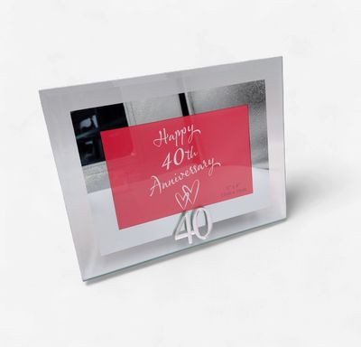 Happy 40th Anniversary - Photo Frame