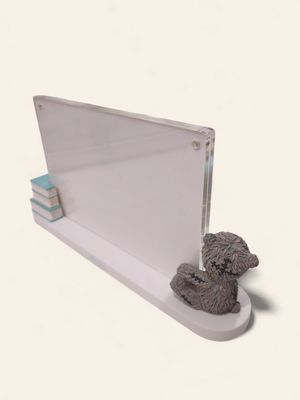 Hand Painted Frame - Tatty Teddy On Your Christening
