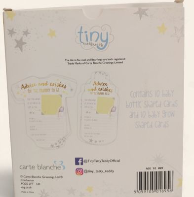 Advice and Wishes For The Mummy To Be - Tatty Teddy