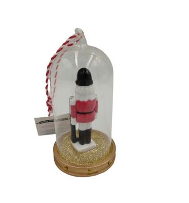 Glass Nutcracker Tree Decoration