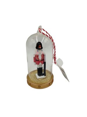 Glass Nutcracker Tree Decoration