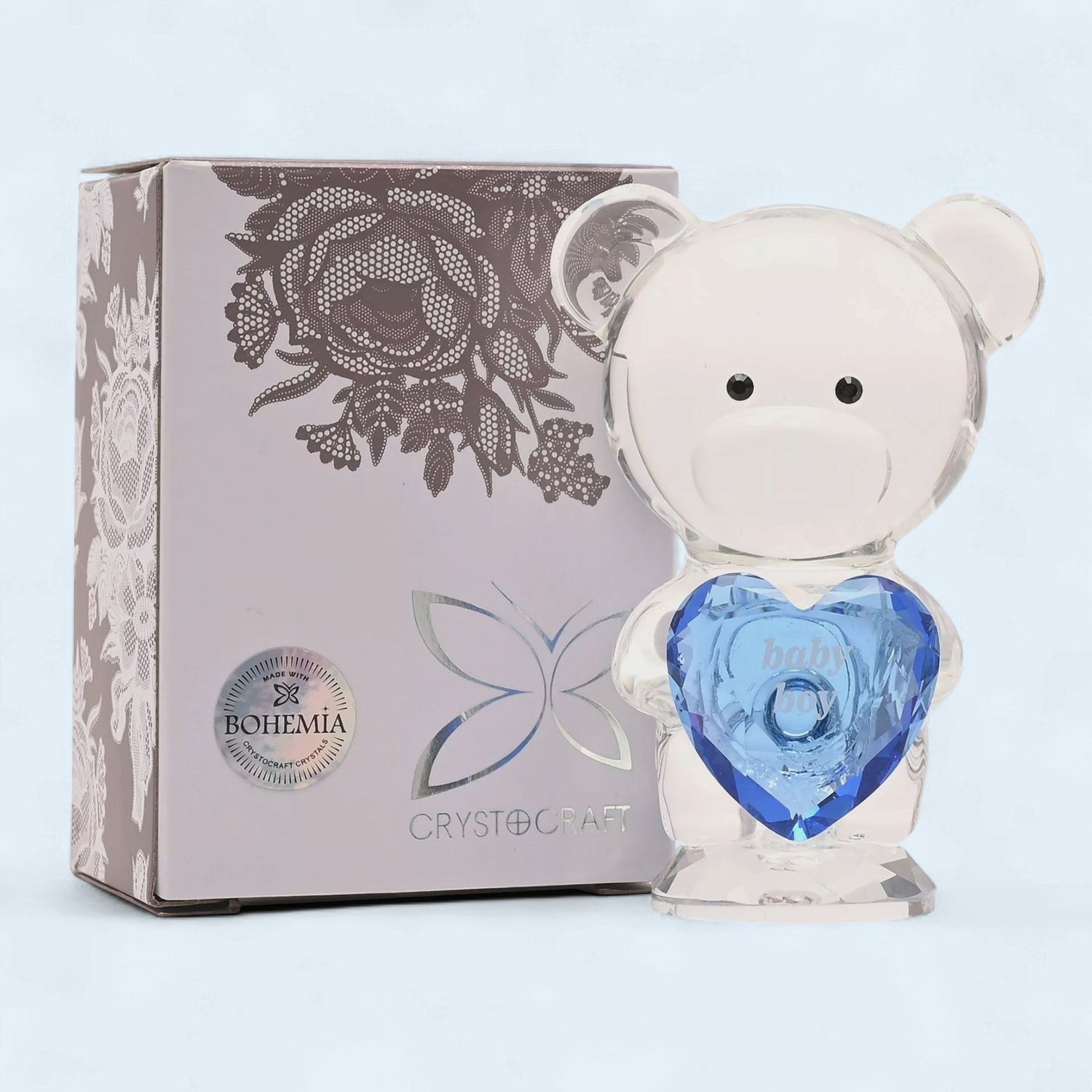 Crystocraft Crystal Bear - Baby Boy