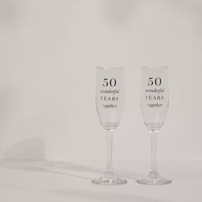 50th Anniversary Flutes by Amore