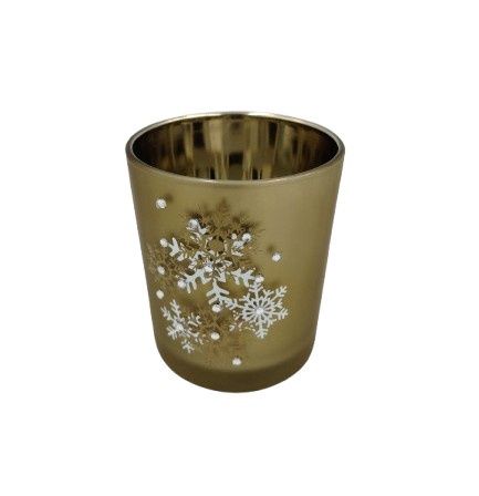 Gold Candle Holder (small)