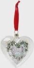 Me to You Glass Heart Bauble
