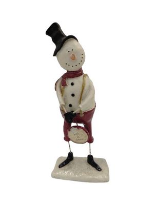 Christmas Snowman Statue Ornament