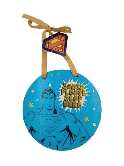DC Superman Hanging Plaque