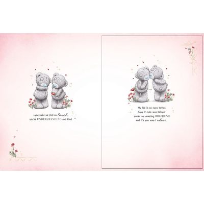 Girlfriend Bears By Tree Trunk