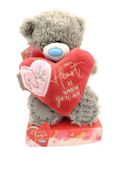 Tatty Ted for Wife Holding Heart