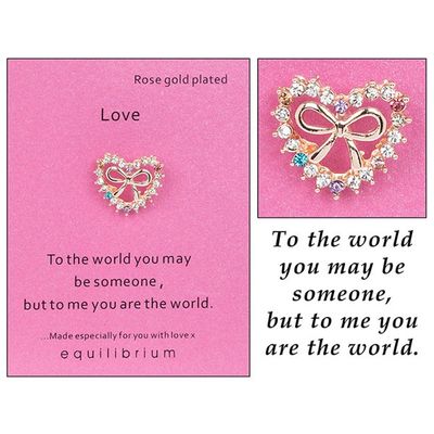 Equilibrium Sentiment Pin Brooch Love