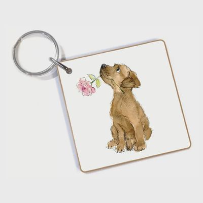 Keyring - Brown Puppy