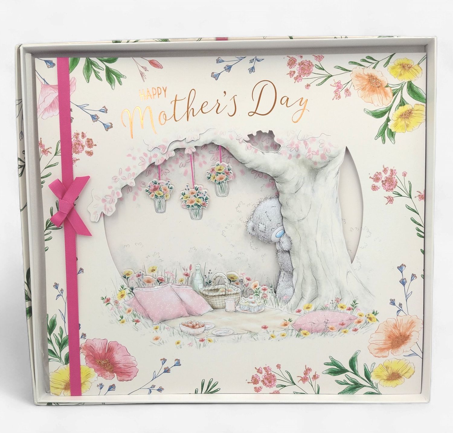 Mother's Day Boxed Card, Bear Having Picnic