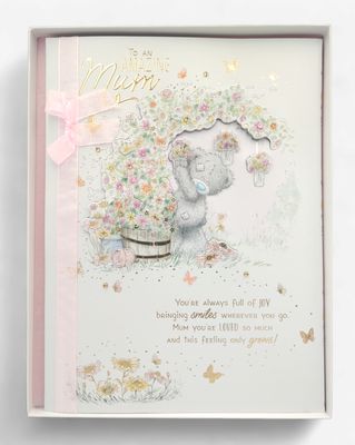Mother's Day Boxed Card, Bears Hanging Flowers