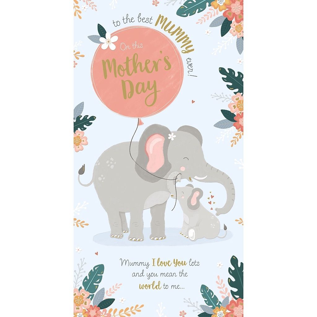 Mother's Day - Mummy with Elephants