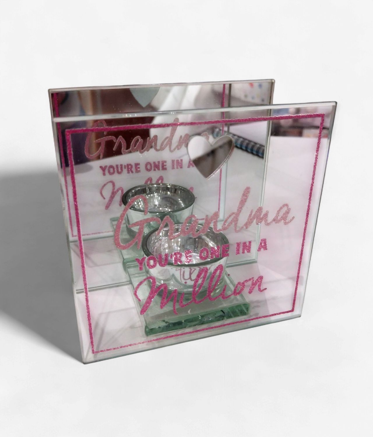 Grandma in a Million Glass Tealight