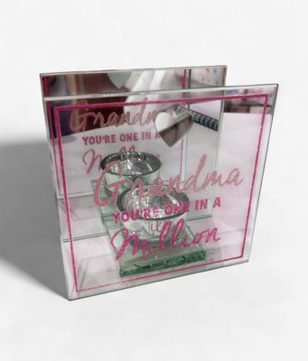 Grandma in a Million Glass Tealight