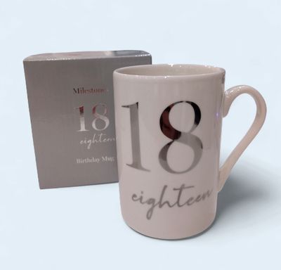 Milestones 18th Birthday Mug