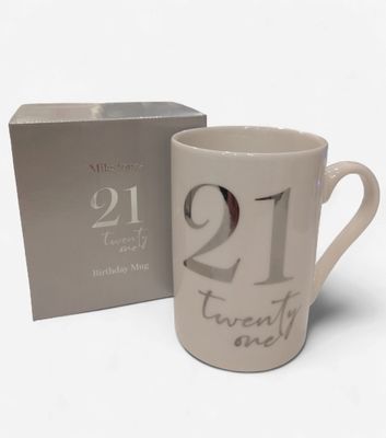 Milestone 21st Birthday Mug