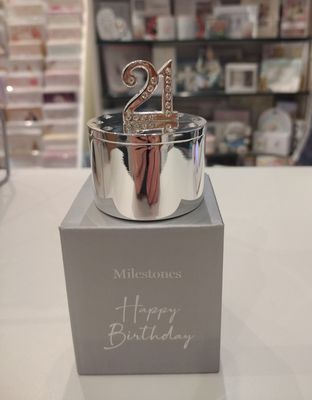 Milestone 21st Trinket Box