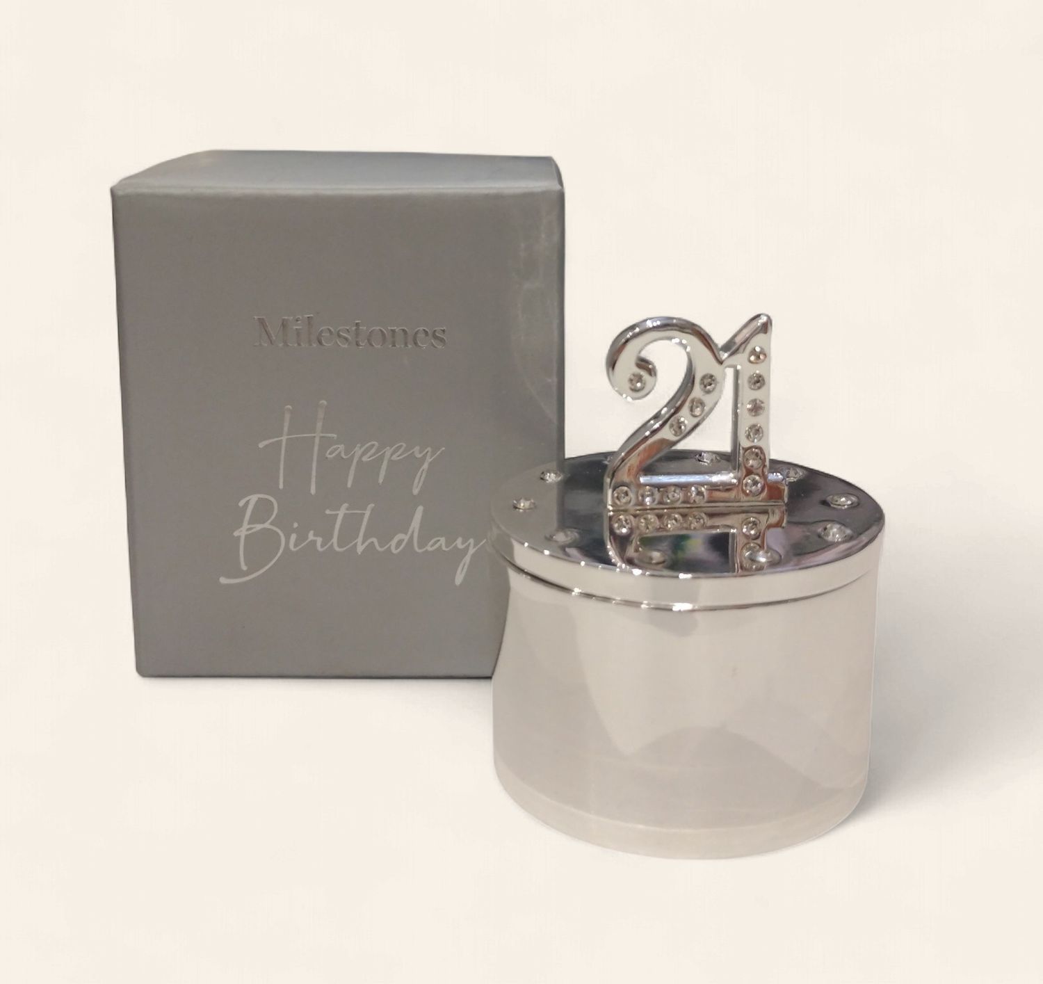 Milestone 21st Trinket Box