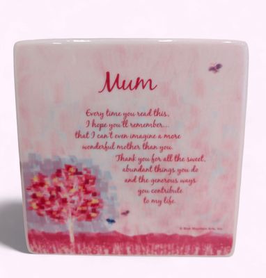 Blue Mountain Mum Coaster