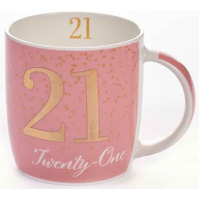 Tiger Feet 21st Pink Mug