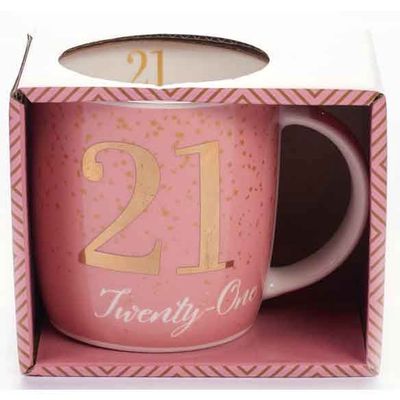 Tiger Feet 21st Pink Mug