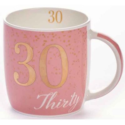 Tiger Feet 30th Pink Mug