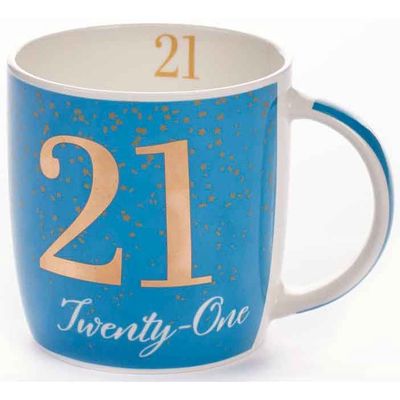 Tiger Feet 21st Blue Mug