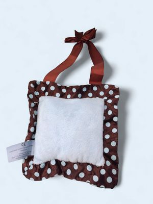 Cute 'n' Soft Baby Sleeping Pillow (Blue/Brown)